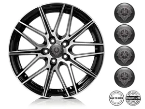 Yamaha Felgensticker Ausgabe Stilvolle Dome-Logos